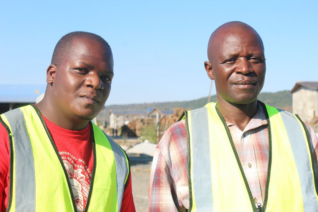Abel Mukumba and Blessing Matakura